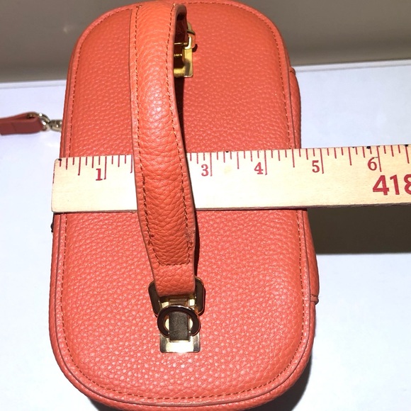 NWOT Tropical Orange & Straw Convertible Crossbody Bag - Picture 6 of 15